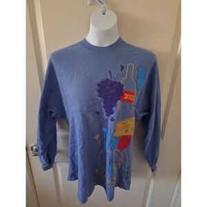 Disney Parks EPCOT 2021 Food and Wine Festival Light Blue Spirit Jersey Sz XS